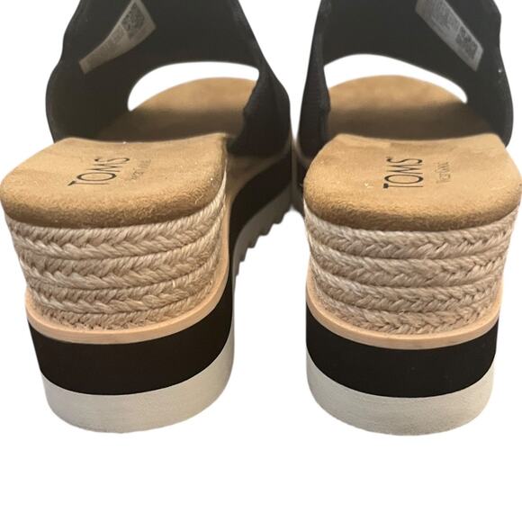 Toms Diana Mule Wedge Sandal Size 11 - Picture 4 of 10